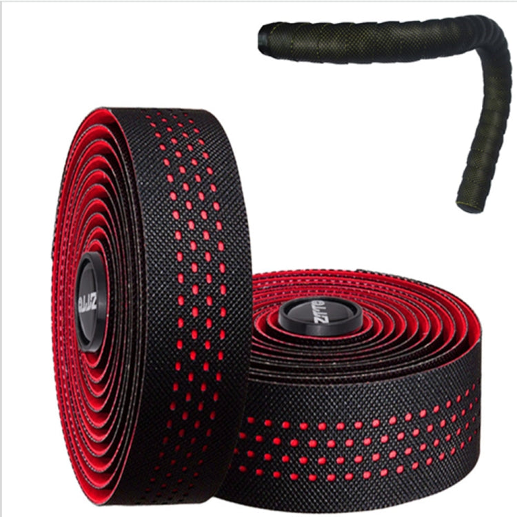 ZTTO Nastro manubrio per bici da strada Antiscivolo Anti-vibrazione Pelle PU Traspirante Resistente all'usura