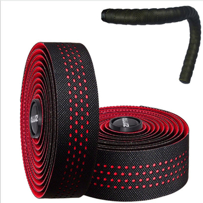 ZTTO Nastro manubrio per bici da strada Antiscivolo Anti-vibrazione Pelle PU Traspirante Resistente all'usura