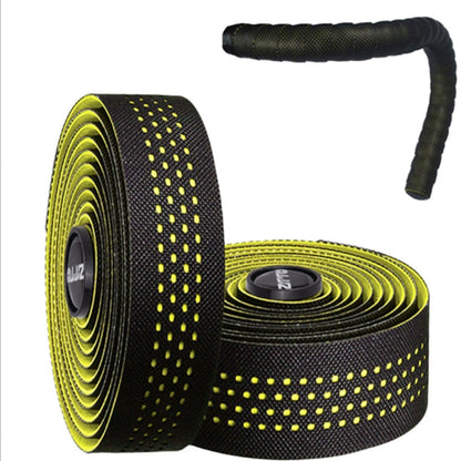 ZTTO Nastro manubrio per bici da strada Antiscivolo Anti-vibrazione Pelle PU Traspirante Resistente all'usura