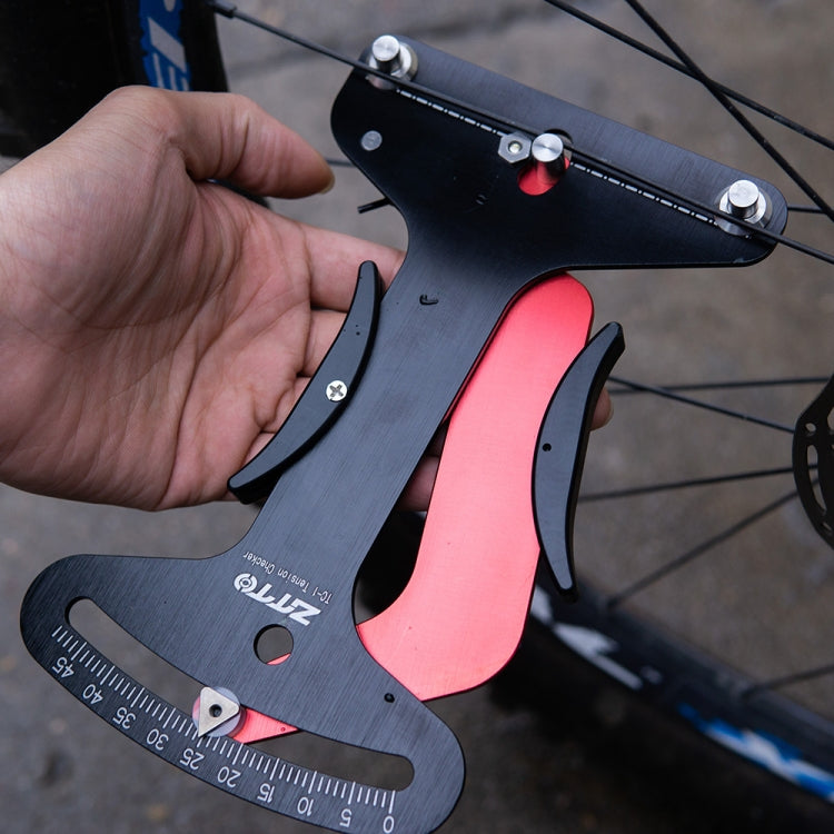 ZTTO Strumento di allineamento dei raggi della bicicletta Tensiometro Set di ruote in filo di acciaio Regolazione del cerchione per mountain bike, ZTTO Bicycle Rim Adjustment