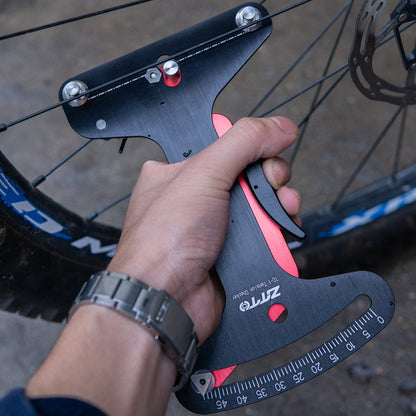 ZTTO Strumento di allineamento dei raggi della bicicletta Tensiometro Set di ruote in filo di acciaio Regolazione del cerchione per mountain bike, ZTTO Bicycle Rim Adjustment