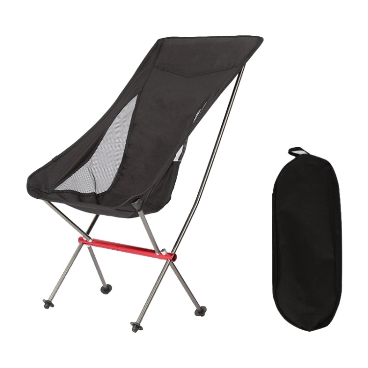 Sedia pieghevole portatile ultraleggera in lega di alluminio da campeggio all'aperto, Folding Chair (Beige), Folding Chair (Grey), Folding Chair (Black)