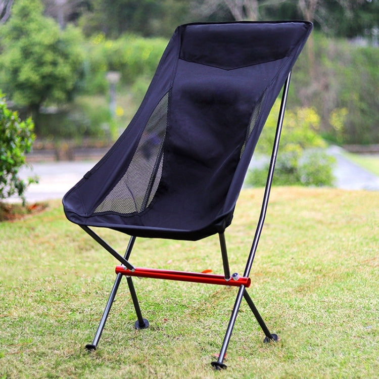 Sedia pieghevole portatile ultraleggera in lega di alluminio da campeggio all'aperto, Folding Chair (Beige), Folding Chair (Grey), Folding Chair (Black)