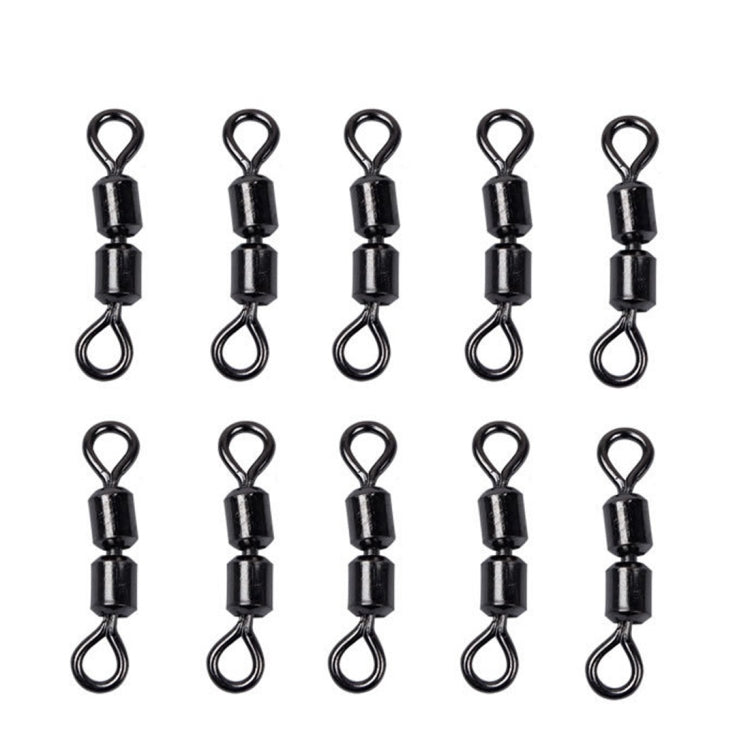 connettori-a-doppio-anello-con-girelle-rotanti-per-pesca-100-pezzi - immagine 2