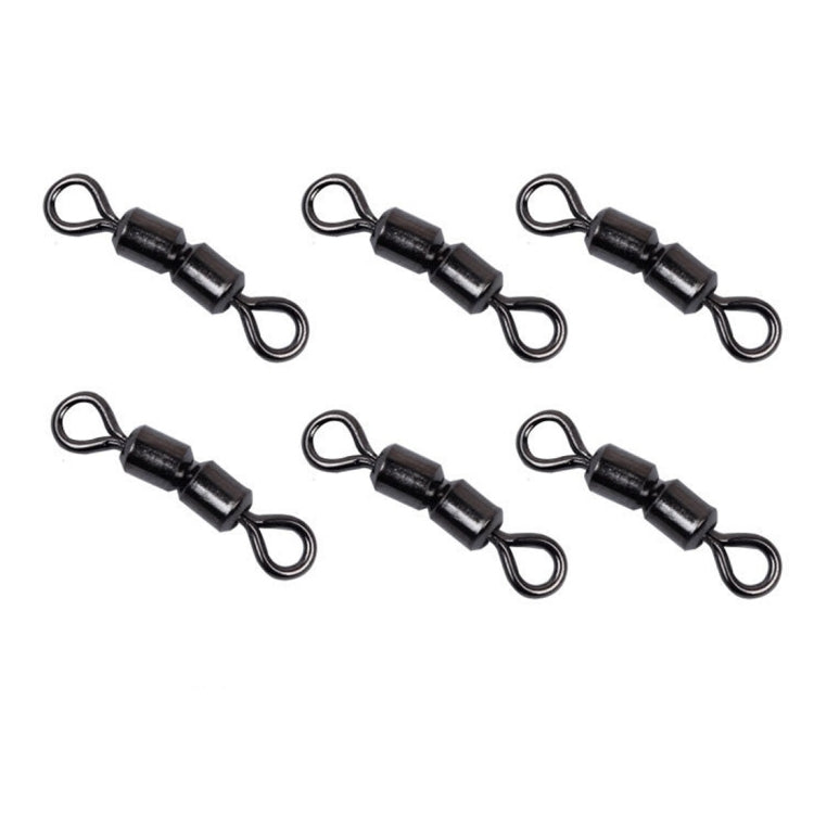 connettori-a-doppio-anello-con-girelle-rotanti-per-pesca-100-pezzi - immagine 3
