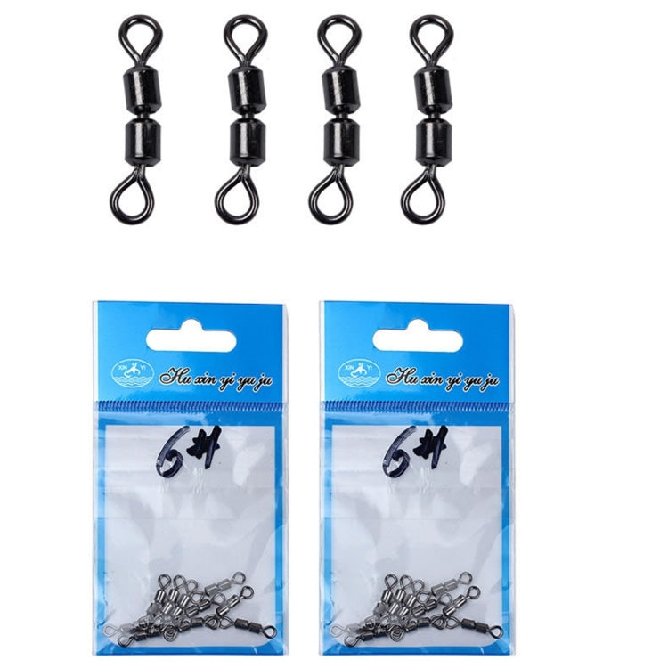 connettori-a-doppio-anello-con-girelle-rotanti-per-pesca-100-pezzi - immagine 4