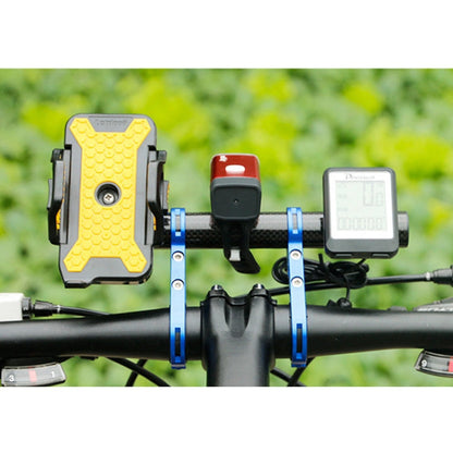 Staffa per torcia elettrica con telaio di estensione per manubrio in fibra di carbonio per bicicletta da montagna HLD-208, Carbon Fiber Black, Carbon Fiber Blue, Carbon Fiber Red