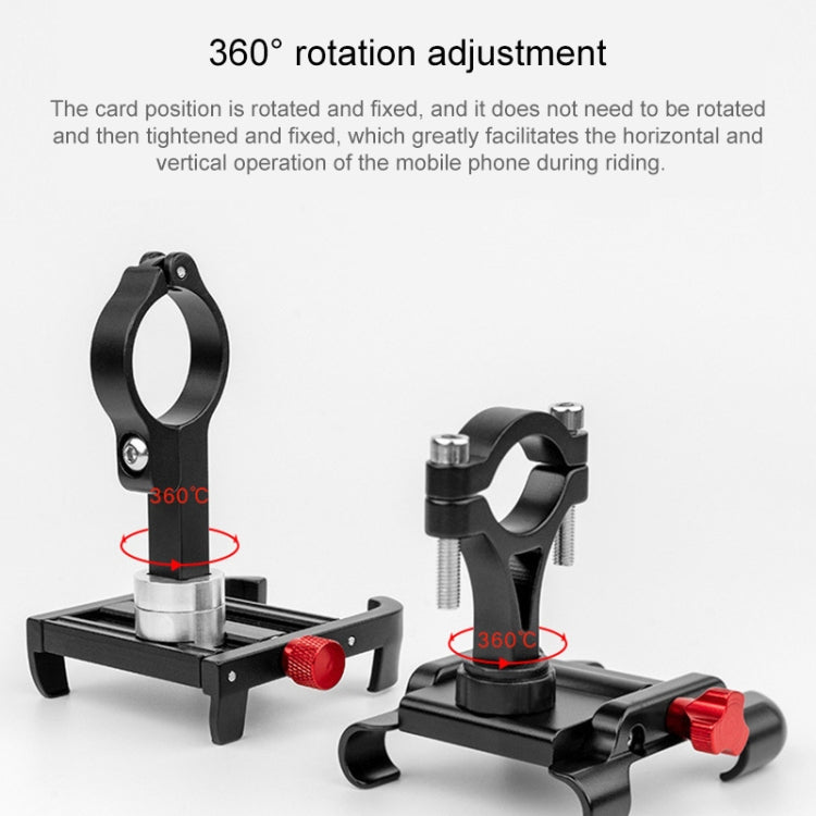 Supporto per telefono da bicicletta in lega di alluminio PROMEND SJJ-275 per manubrio, SJJ-275