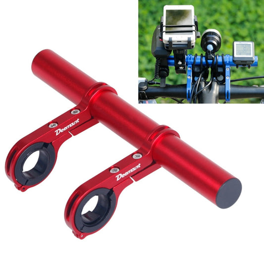HLD-208 Staffa per torcia elettrica con telaio di estensione per manubrio in lega di alluminio per bicicletta da montagna, Alloy Black, Alloy Blue, Alloy Red