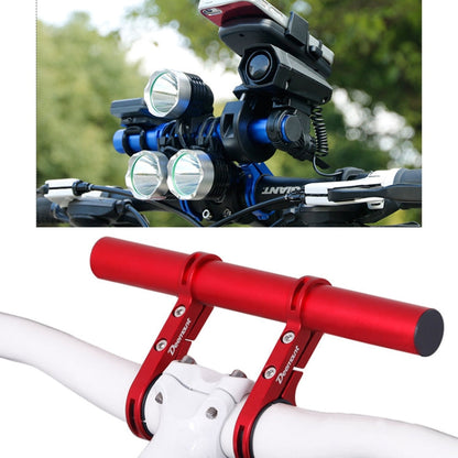 HLD-208 Staffa per torcia elettrica con telaio di estensione per manubrio in lega di alluminio per bicicletta da montagna, Alloy Black, Alloy Blue, Alloy Red