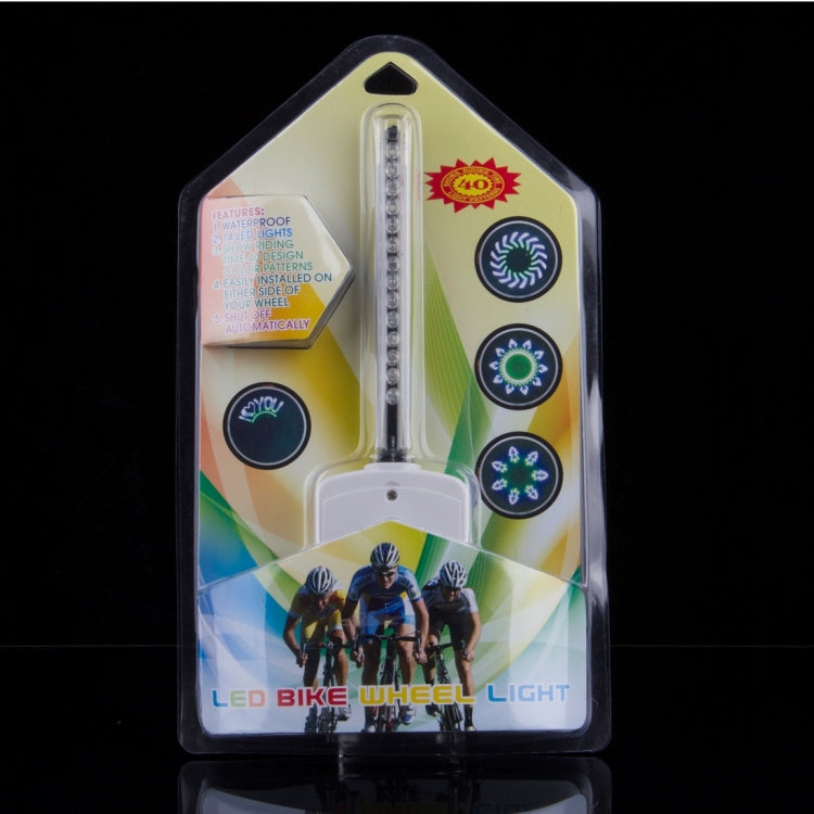 Luci LED per Ruote di Bicicletta - 14 Modelli Colorati con 4 LED