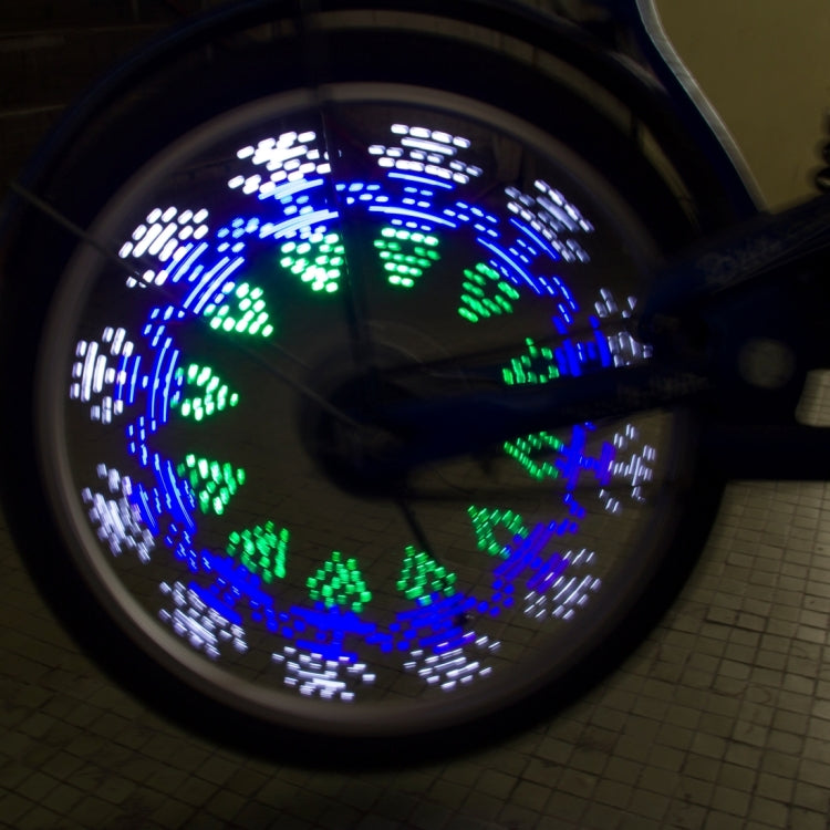 Luci LED per Ruote di Bicicletta - 14 Modelli Colorati con 4 LED