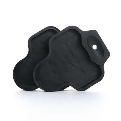 Un paio di coperture protettive per tacchette in gomma per LOOK KEO, LOOK KEO