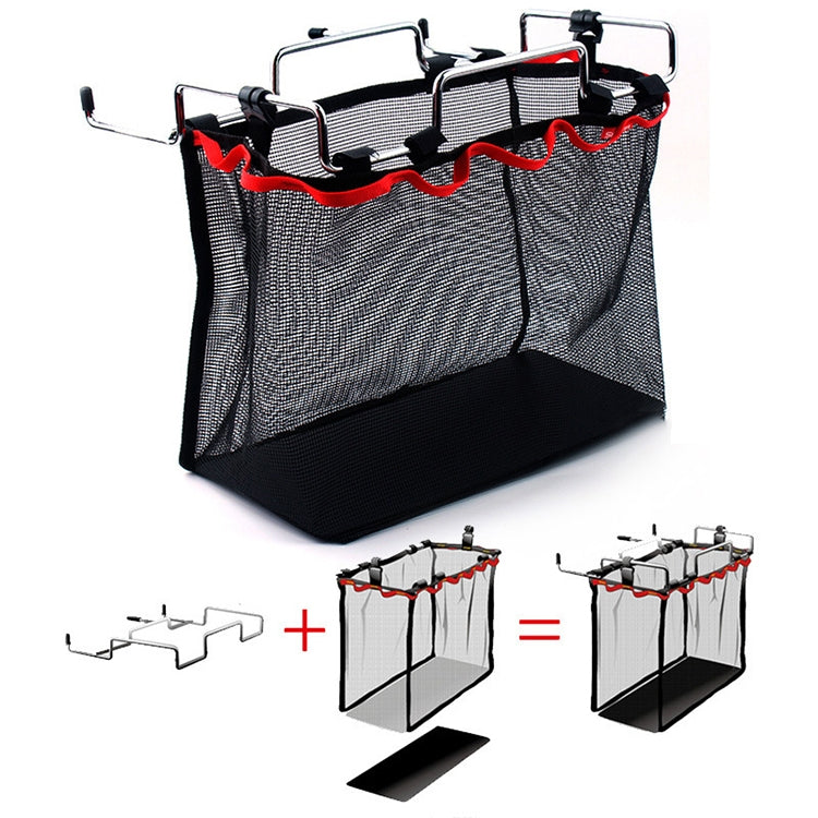 cestino-in-rete-pieghevole-da-campeggio-per-picnic-all-aperto-staffa-metallica-supporto-per-pentole-cookware-holder - immagine 2