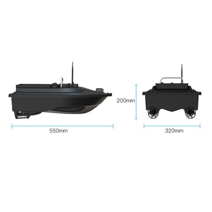 barca-da-pesca-con-esca-rc-per-esterni-con-doppio-motore-gps-d16b-spina-europea-d16b-gps-eu-plug-d16b-gps-us-plug - immagine 2