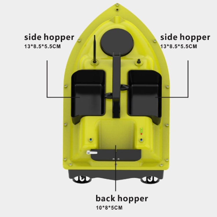 Barca da Pesca D18B GPS con Doppi Motori e 3 Contenitori per Esca -