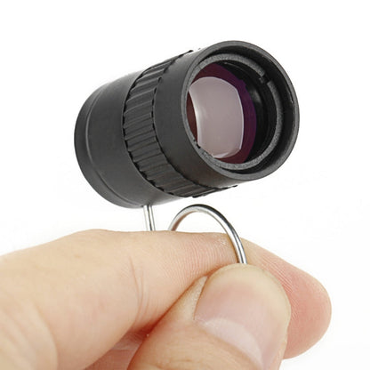 Mini telescopio tascabile in miniatura da 2,5x17,5 mm con fibbia per le dita, 2.5x17.5 Black, 2.5x17.5 Gold