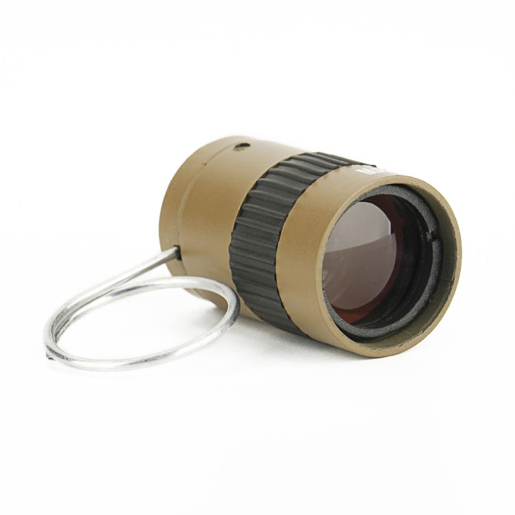 Mini telescopio tascabile in miniatura da 2,5x17,5 mm con fibbia per le dita, 2.5x17.5 Black, 2.5x17.5 Gold