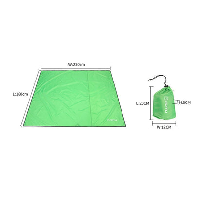 Tappetino da spiaggia per picnic da campeggio all'aperto in tessuto Oxford AOTU AT6220, dimensioni: 220 x 180 cm, 220 x 180cm
