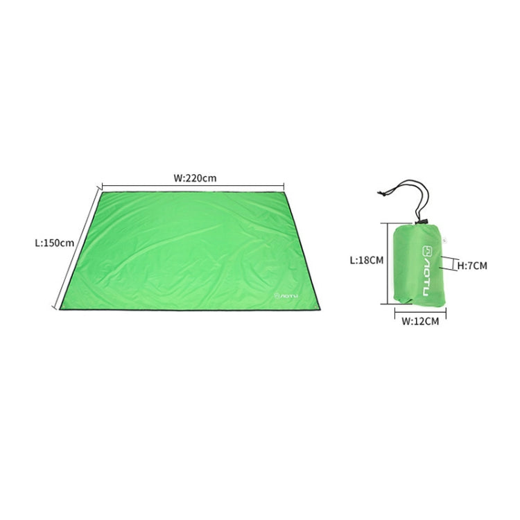 Tappetino da spiaggia per picnic da campeggio all'aperto in tessuto Oxford AOTU AT6220, dimensioni: 150 x 220 cm, 150 x 220cm, 240 x 220cm
