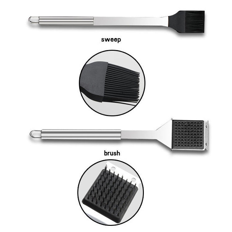Set di stoviglie da esterno 20 in 1 Set di utensili da picnic per barbecue da campeggio, 20 in 1