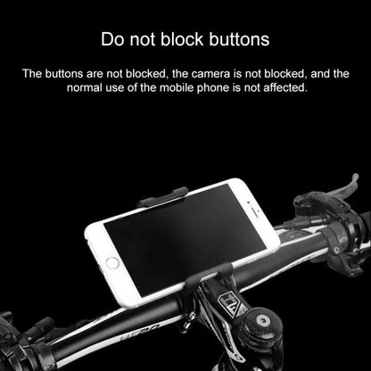 Supporto per telefono cellulare per bicicletta con telaio di fissaggio universale in lega di alluminio non ruotabile