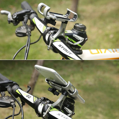 Supporto per telefono cellulare per bicicletta con telaio di fissaggio universale in lega di alluminio non ruotabile