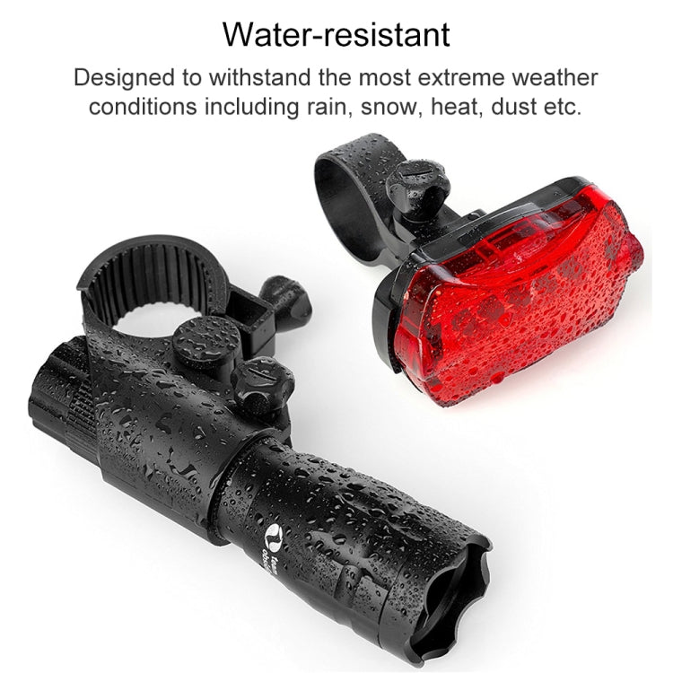 Faro per Mountain Bike 5W Ricaricabile con Zoom - Set di 2 Fari