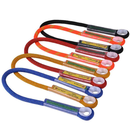 Sicurezza all'aperto Arrampicata su roccia Discesa in corda doppia Alpinismo Corda di protezione anticaduta, Lunghezza: 60 cm, Length: 60cm