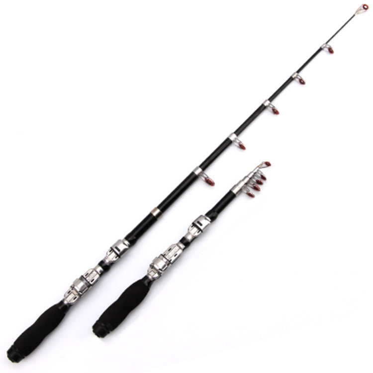Mini canna da pesca telescopica portatile da pesca in mare da 32 cm, lunghezza estesa: 1,5 m, 1.5m