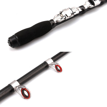 Mini canna da pesca telescopica portatile da pesca in mare da 32 cm, lunghezza estesa: 1,5 m, 1.5m