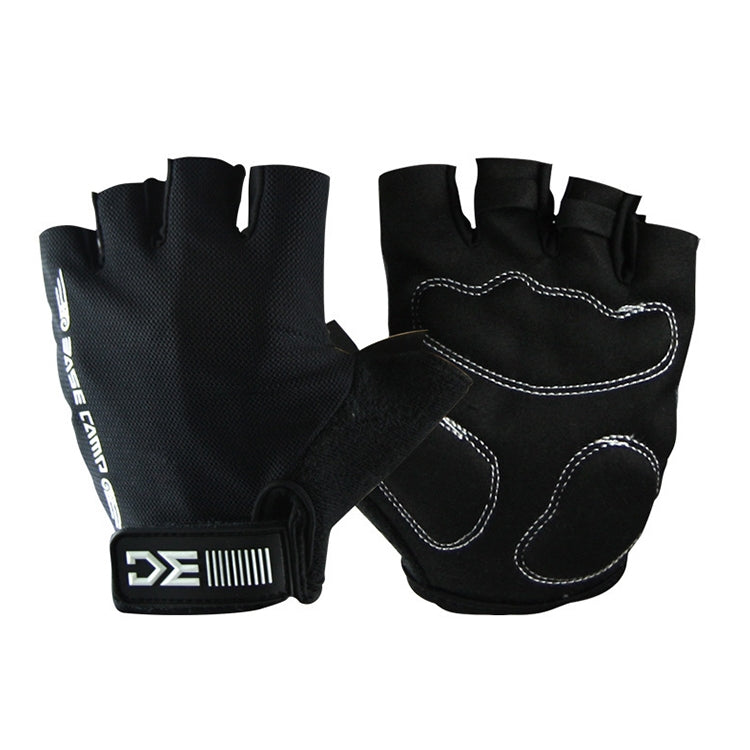 basecamp-bc-204-guanti-da-ciclismo-mezze-dita-per-bicicletta-guanti-da-ciclismo-in-tessuto-lycra-taglia-m-size-m - immagine 2