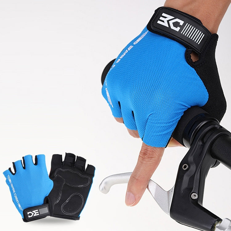 Guanti da Ciclismo Mezze Dita BaseCamp BC-204 in Lycra - Taglia L