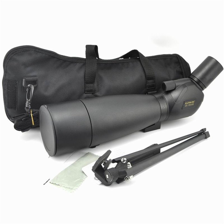 Visionking 20-60x80 Cannocchiale impermeabile Zoom Bak4 Cannocchiale Telescopio monoculare per birdwatching/caccia, con treppiede, 20-60x80