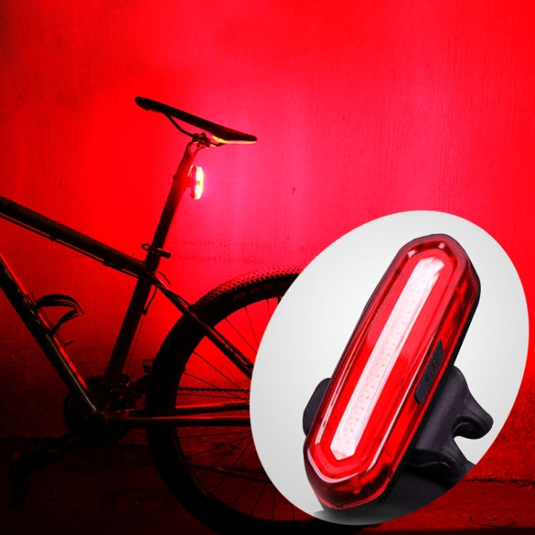 Fanale posteriore LED ricaricabile USB AQY-096 IPX4 - Bianco/Rosso
