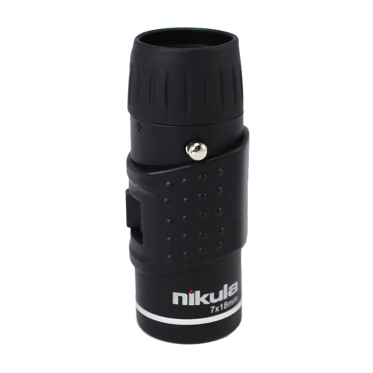 Telescopio tascabile monoculare monoculare con zoom a doppio fuoco ad alta definizione portatile professionale High Times Nikula 7 * 18, 7x18