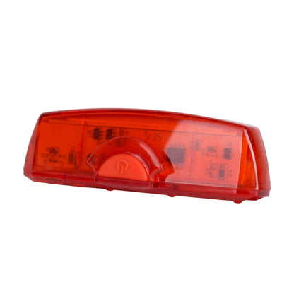 Fanale Posteriore Ricaricabile USB Rosso per Mountain Bike - Luce