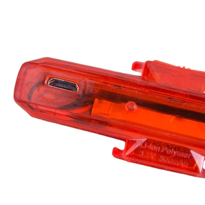 Fanale Posteriore Ricaricabile USB Rosso per Mountain Bike - Luce
