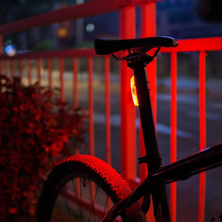 Fanale Posteriore Ricaricabile USB Rosso per Mountain Bike - Luce