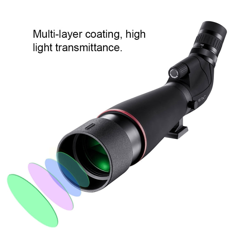 HTK-72 Telescopio monoculare con zoom per visione notturna ad alta definizione 20x-60x per campeggio all'aperto Birdwatching con treppiede, 20 x 60