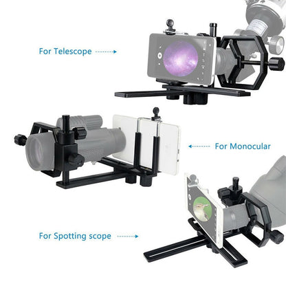Supporto fotografico con telescopio Datyson 5P0010L, standard + 1 supporto per telefono, Standard + 1 Phone Holder