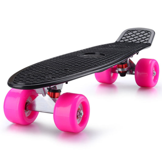 Skateboard a quattro ruote con inclinazione singola per monopattino a piastra a pesce brillante con ruota da 72 mm