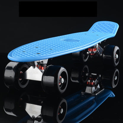 Skateboard a quattro ruote con inclinazione singola per monopattino a piastra a pesce brillante con ruota da 72 mm