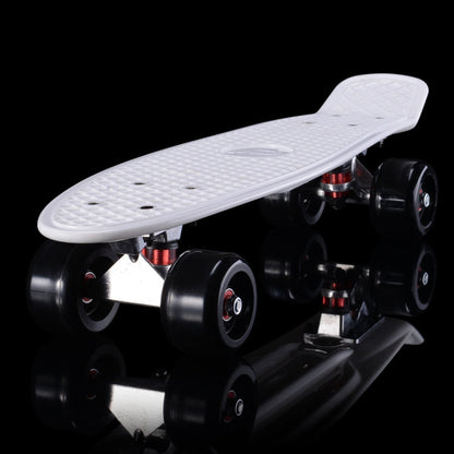 Skateboard a quattro ruote con inclinazione singola per monopattino a piastra a pesce brillante con ruota da 72 mm
