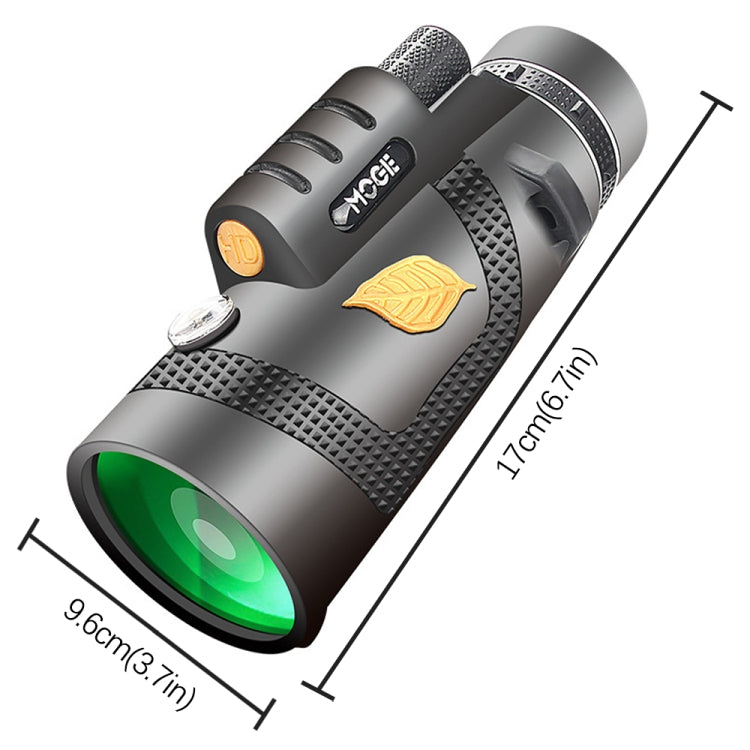 Telescopio monoculare per visione notturna professionale Moge 12x50 HD, Moge 12x50