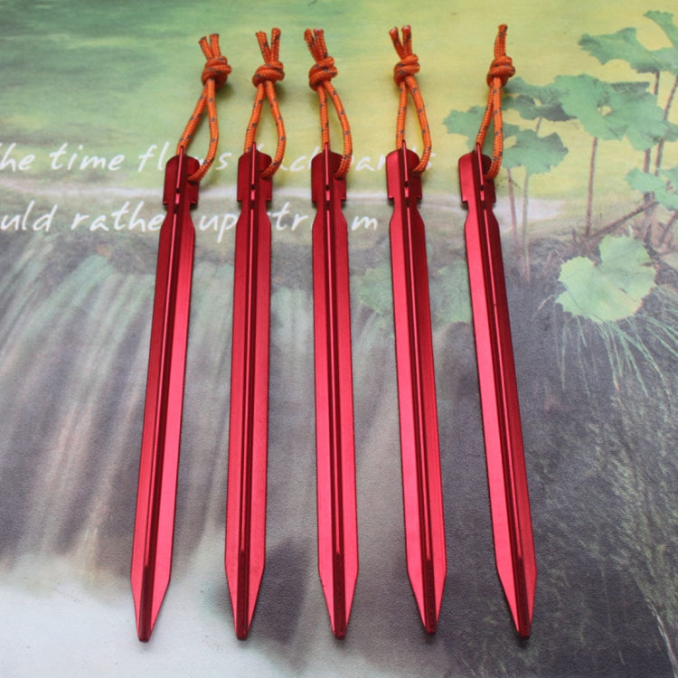 accessori-per-tende-da-viaggio-set-di-5-picchetti-in-alluminio-con - immagine 4