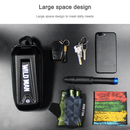 WILD MAN E5 Borsa anteriore impermeabile Borsa per tubo per bicicletta MTB di grande capacità Accessori per l'equitazione, E5
