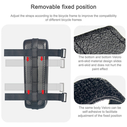 WILD MAN EX Borsa anteriore impermeabile Set di telefoni cellulari MTB Borsa a tubo per bicicletta Accessori per l'equitazione, EX