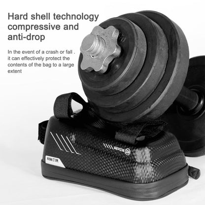 WILD MAN E2 Borsa anteriore impermeabile Set di telefoni cellulari MTB Borsa per tubo per bicicletta Accessori per l'equitazione, E2 (Red), E2 (Black)