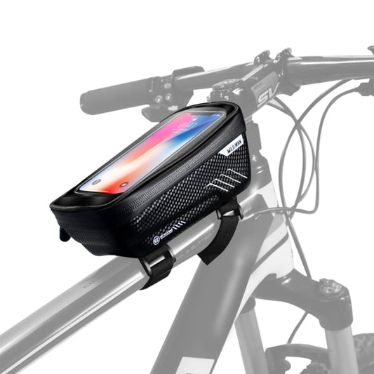WILD MAN E2 Borsa anteriore impermeabile Set di telefoni cellulari MTB Borsa per tubo per bicicletta Accessori per l'equitazione, E2 (Red), E2 (Black)